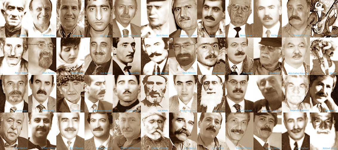 Aşıklar, ozanlar ve şairler