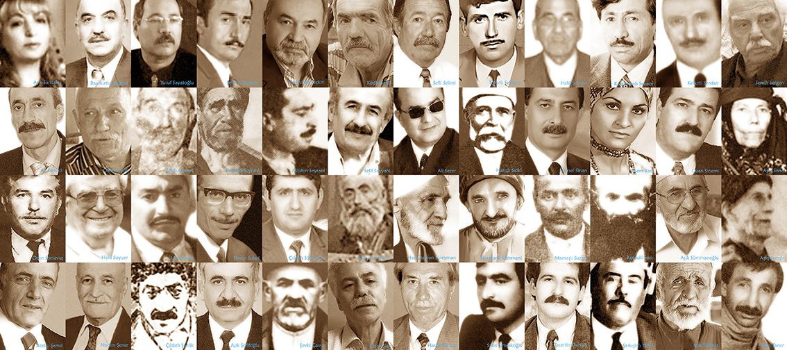 Aşıklar, ozanlar ve şairler