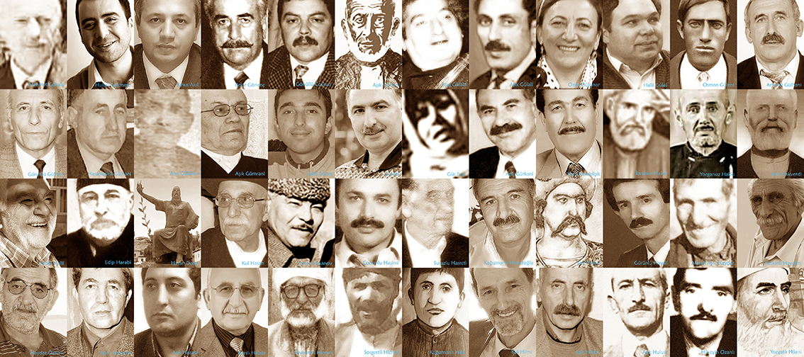 Aşıklar, ozanlar ve şairler